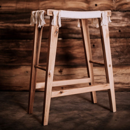 Ashwood Swing Seat Barstool - Cotton